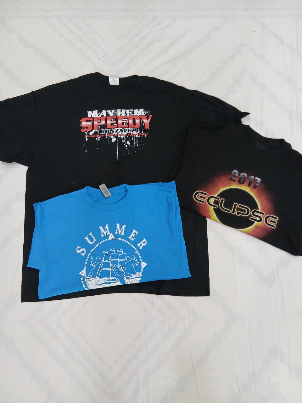 CRZ1283 無ブランド プリントTシャツ