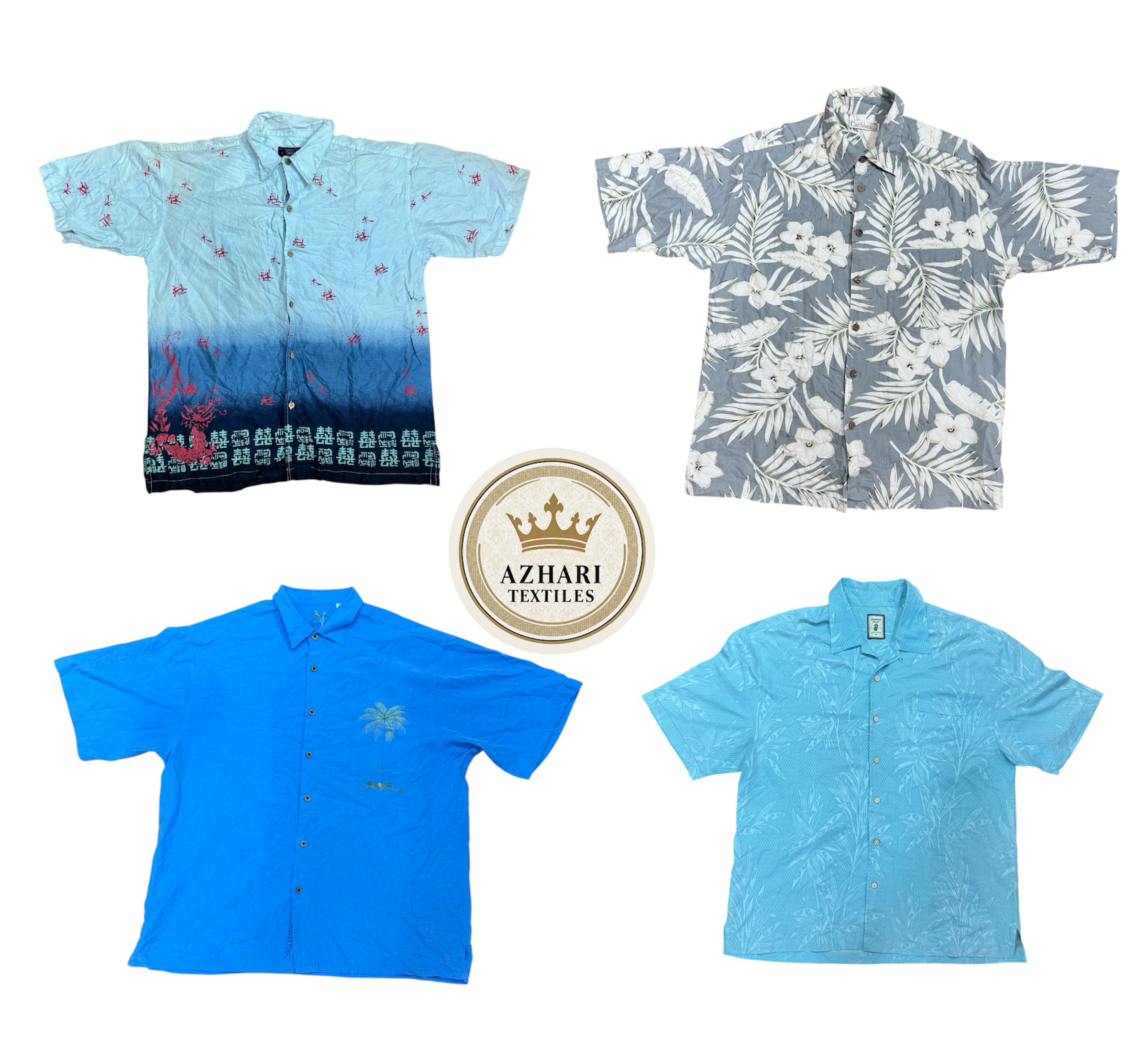 Camisas Havai 90s 10 pcs A 168