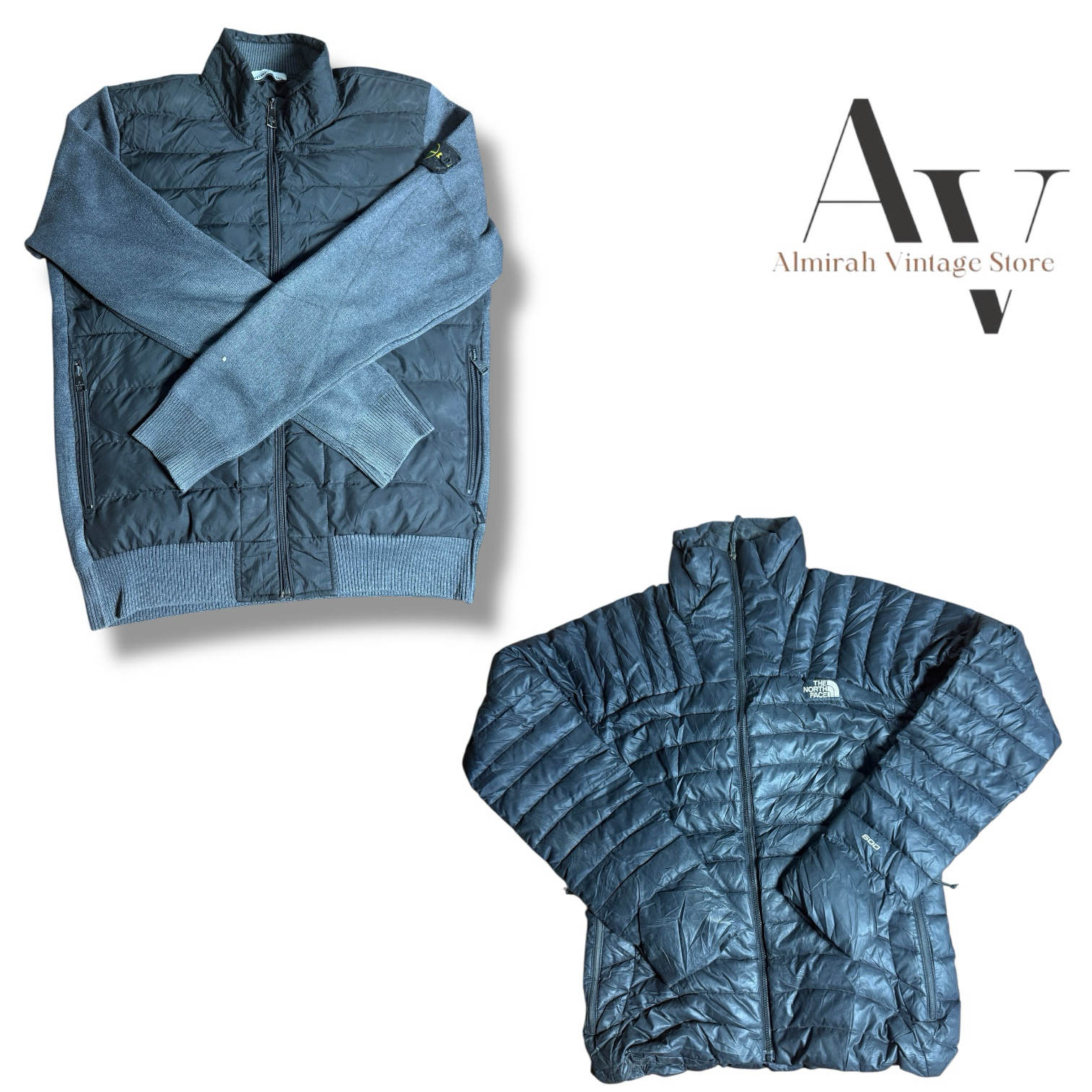 Stone island, TNF, NAPAPIJRI, emporia e altre giacche a vento delle marche.