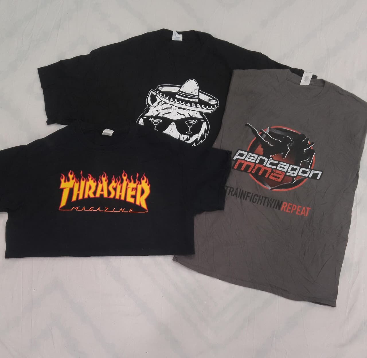 CRZ1290 T-shirt imprimé sans marque