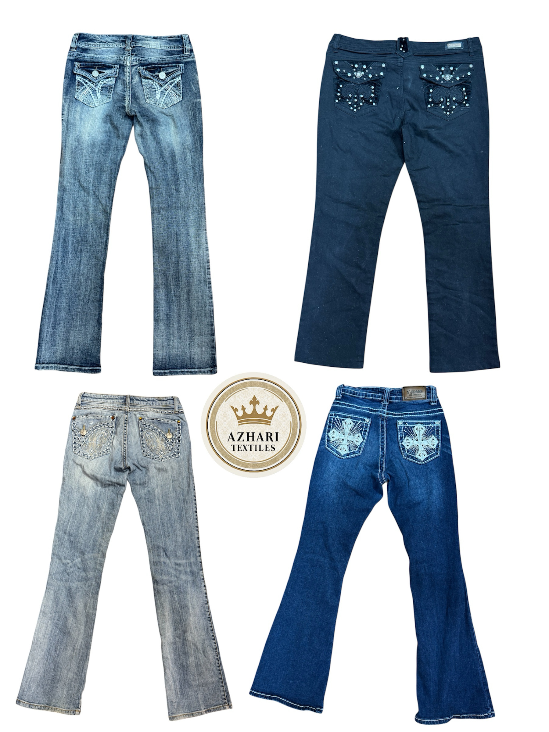 Jeans Únicos e Decorados Y2K