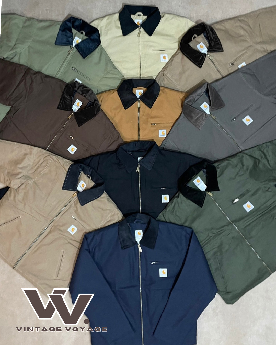 Veste Detroit #2025 Carhartt style retravaillé mélange de couleurs