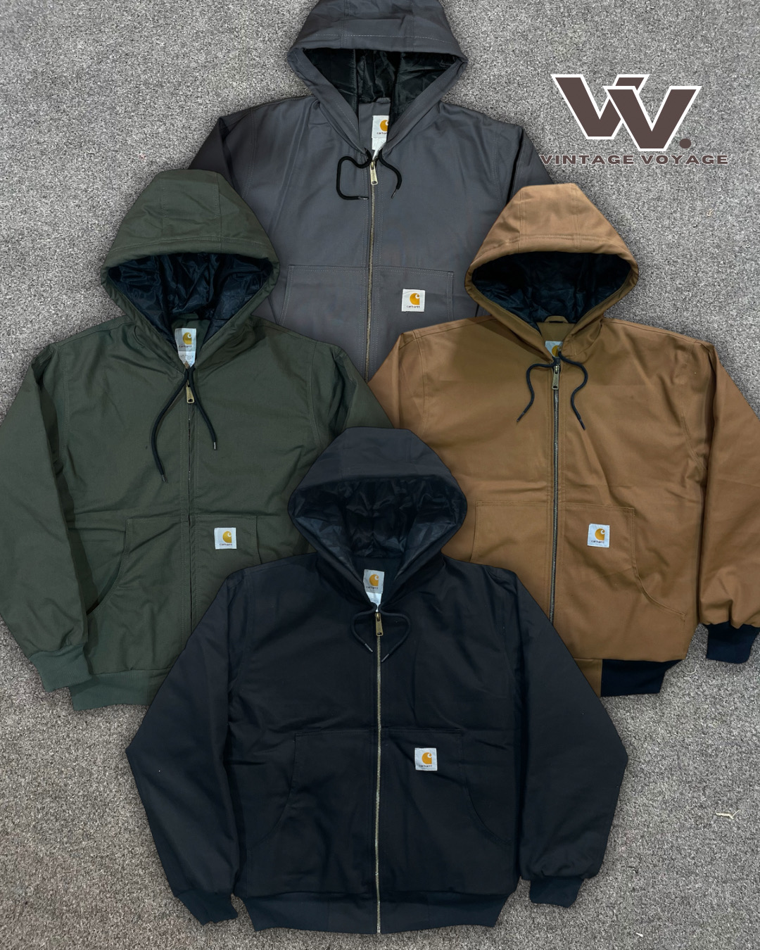 Carhartt reworked style mix colour active jackets #2025