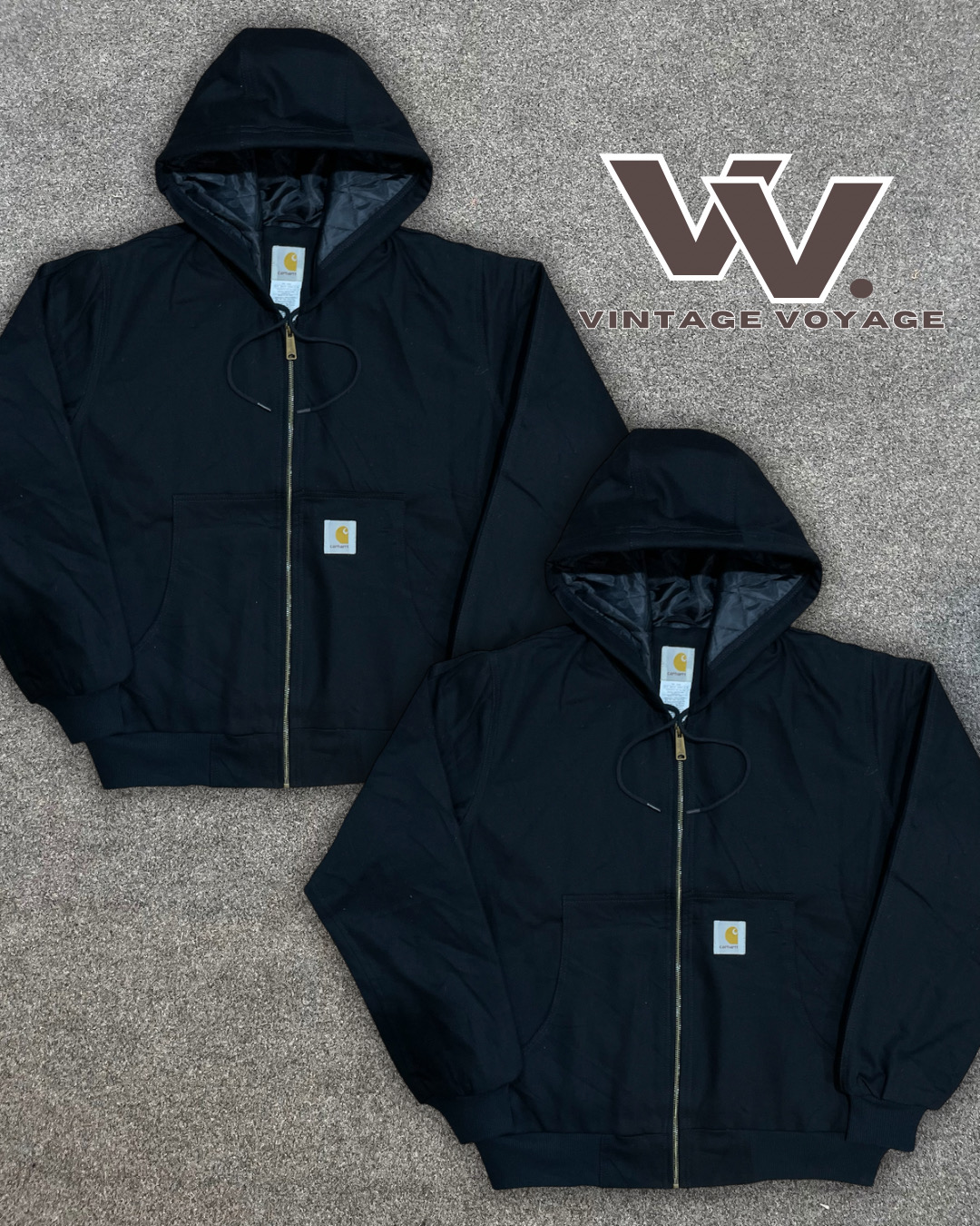 Carhartt reworked style black Detroit jackets #2025