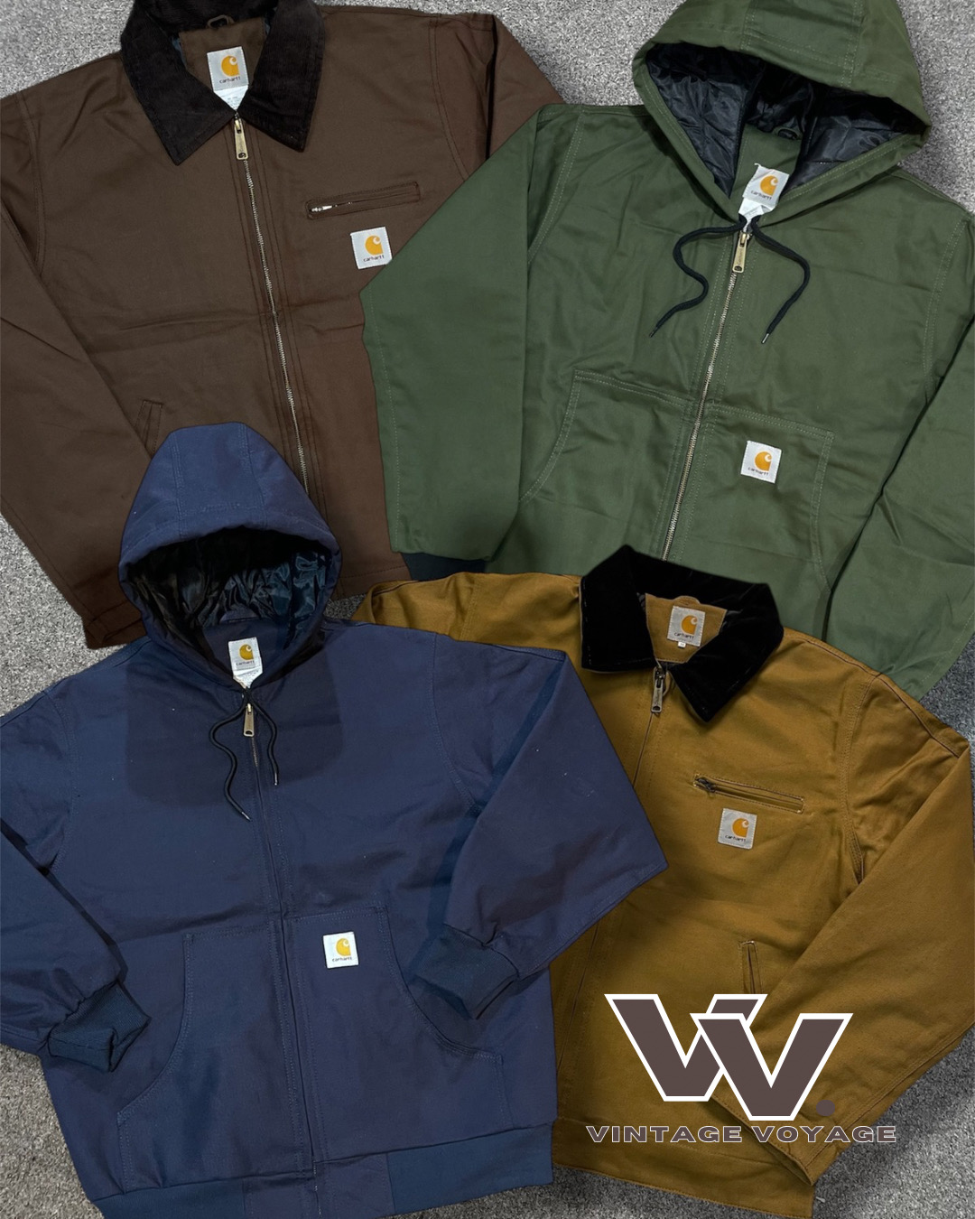Carhartt reworked style hooded and Detroit jackets #2012