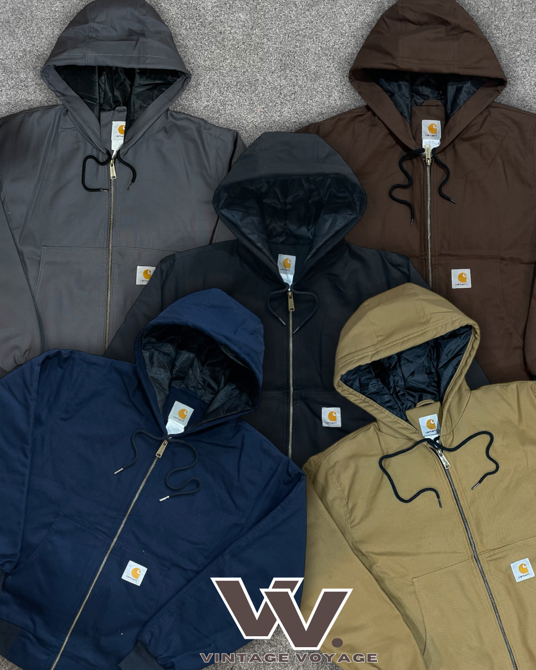 Carhartt reworked style mix colour hooded jackets #2012
