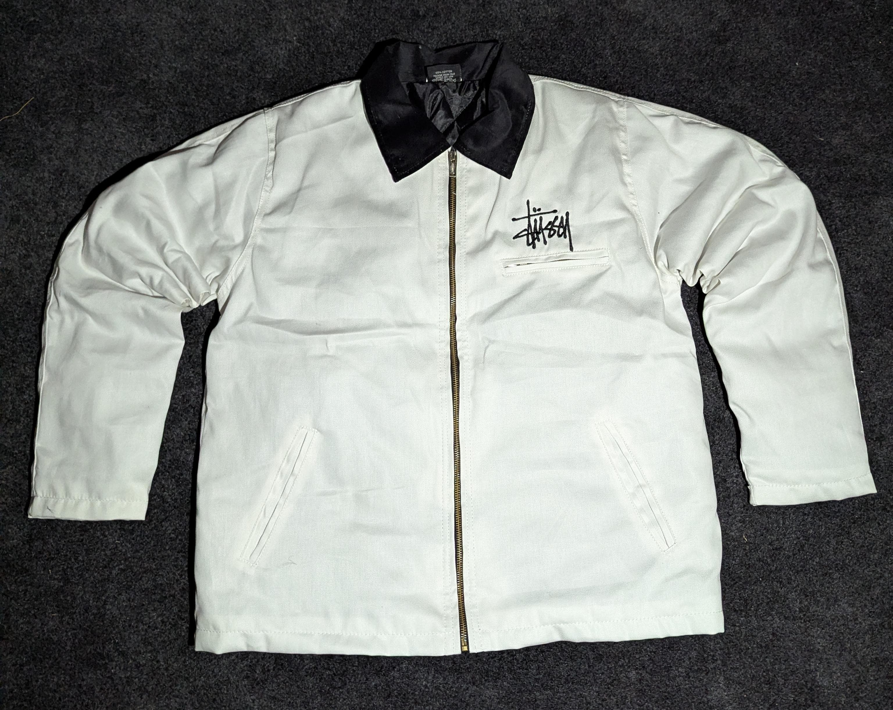Stussy Detroit Rework Style White Jackets