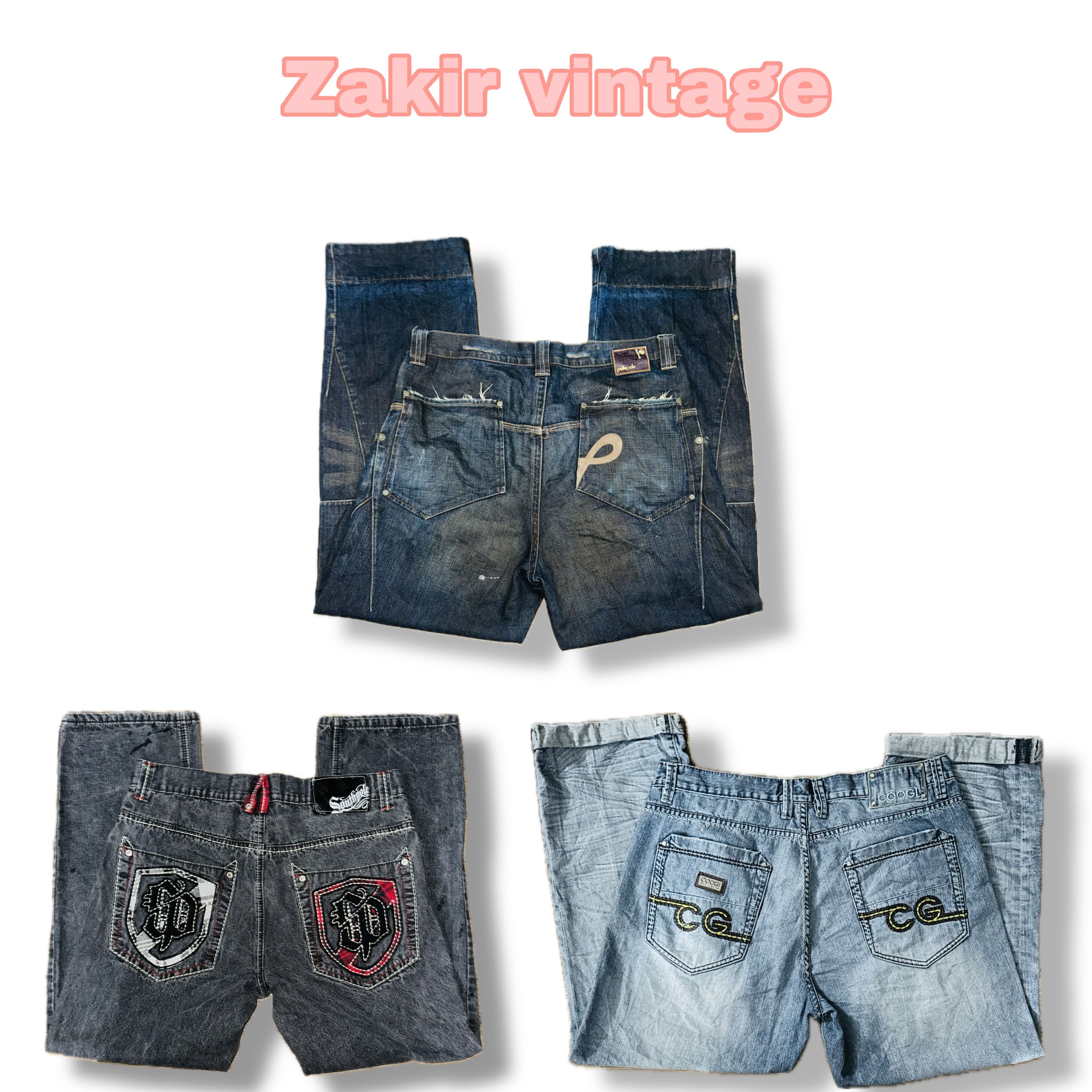 Jeans hip hop ft Coogi, pelle pelle