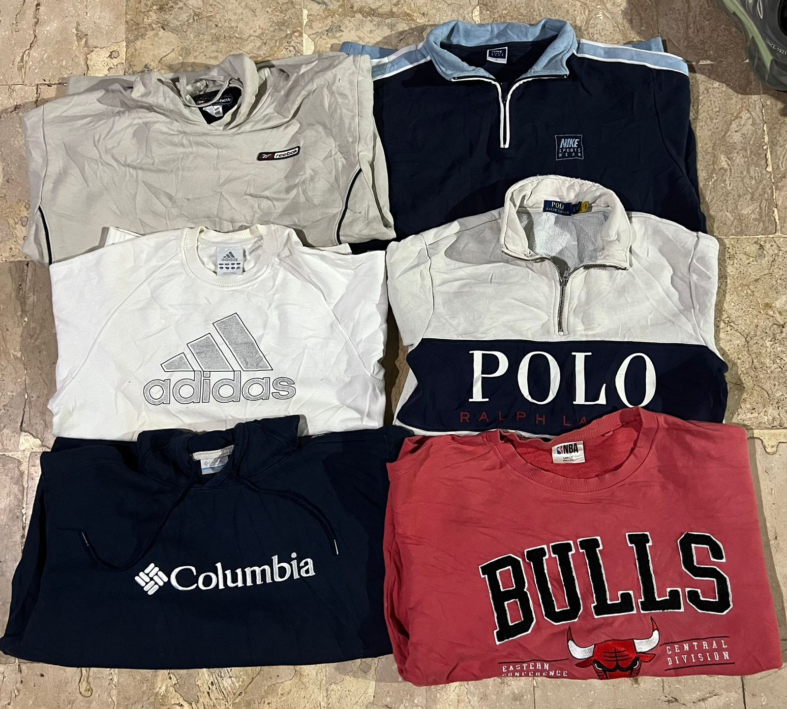 mix brand vintage sweatshirts bundle 5