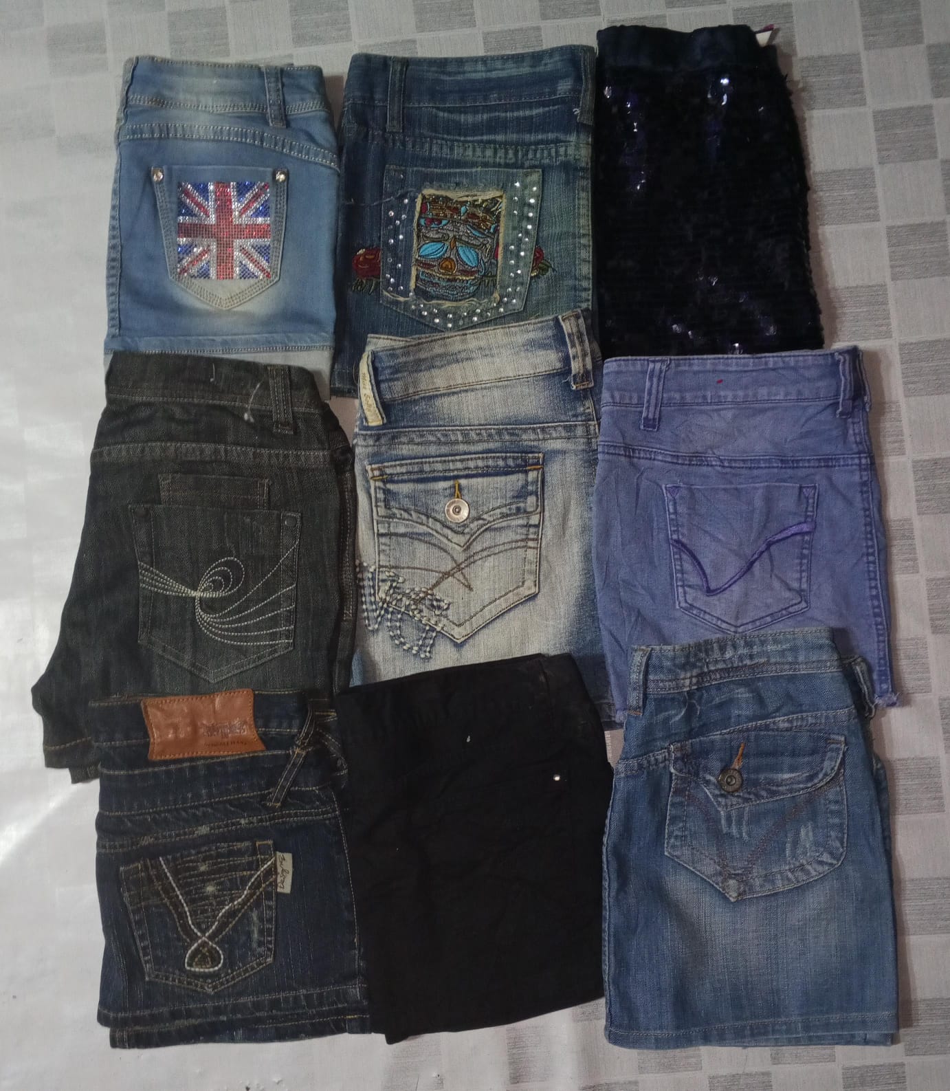 ONLY AND OTHER MIX BRANDS ミニスカート (MD 1249)