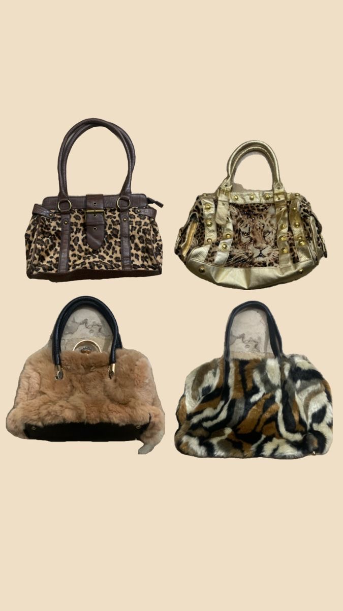 Y2k Animal Print Bags