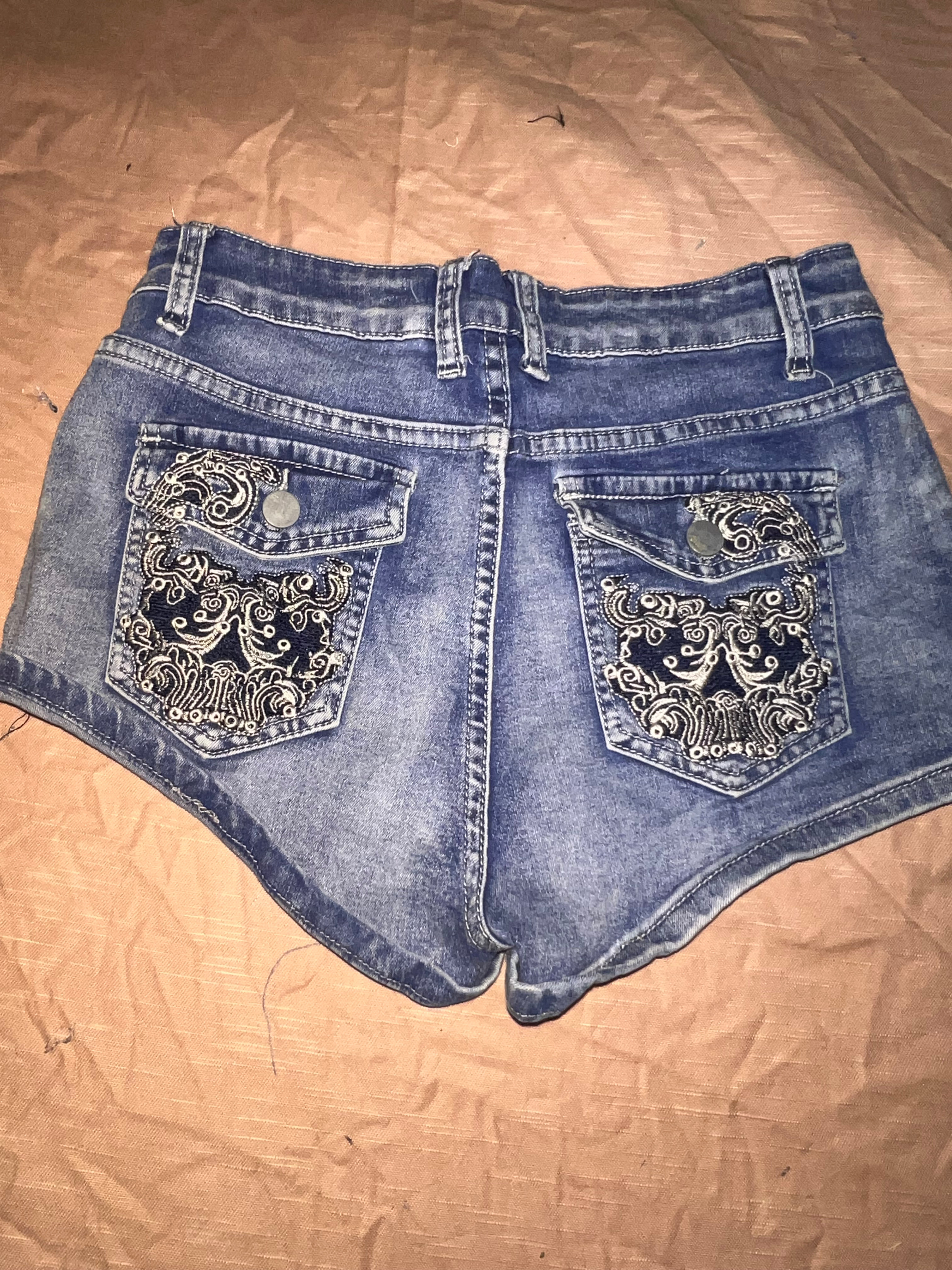 Shorts en denim Y2K BN026