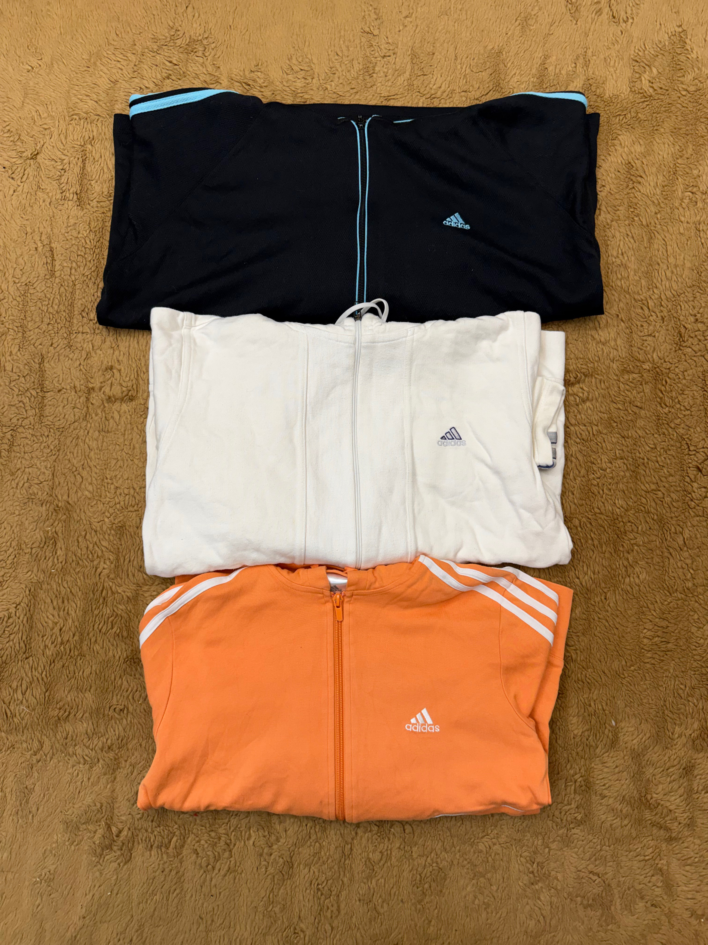 アディダス フルジッパー フーディ