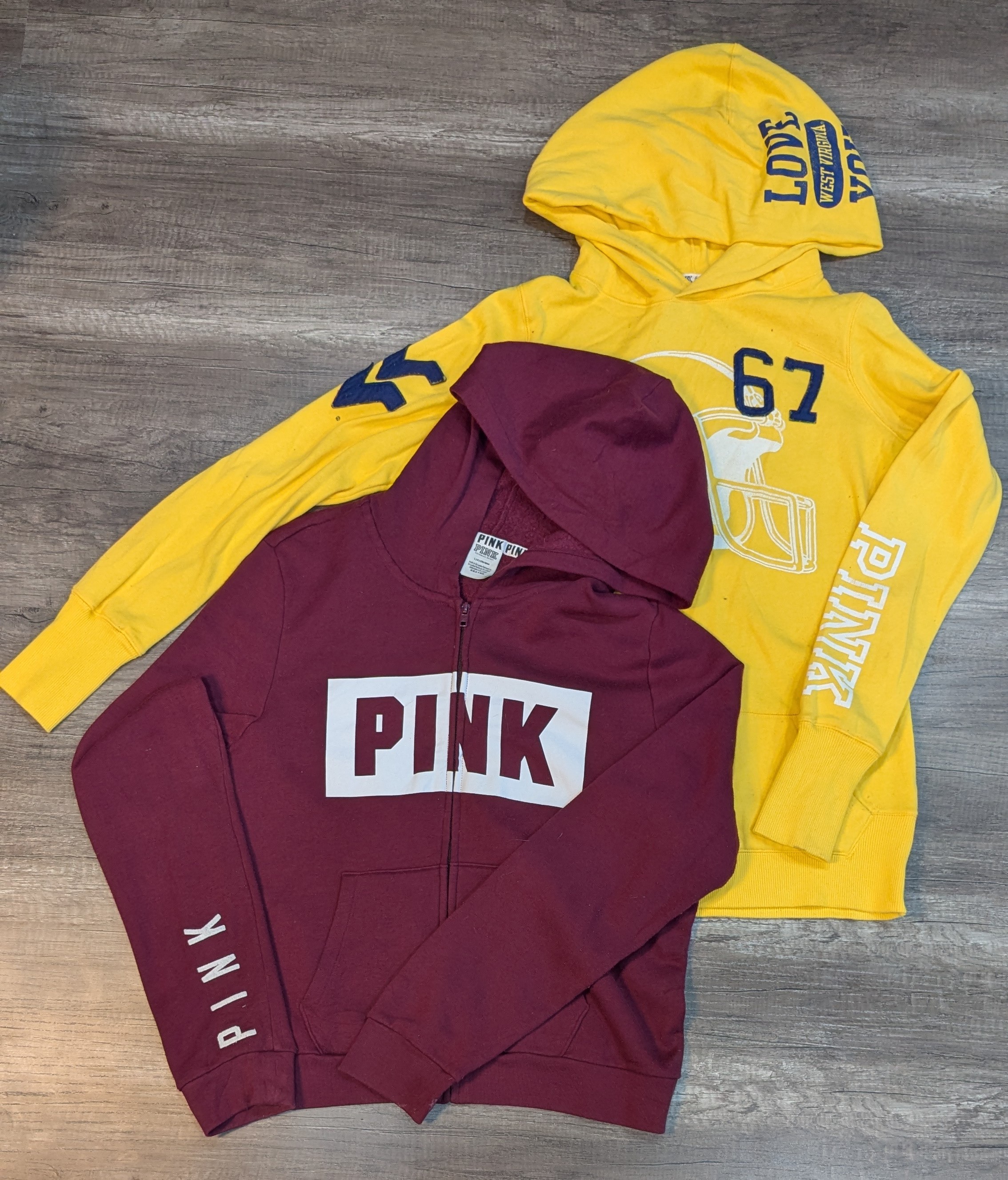 1593 - PINK Victoria Secret/ Victoria Secret カジュアル/ジップフーディ