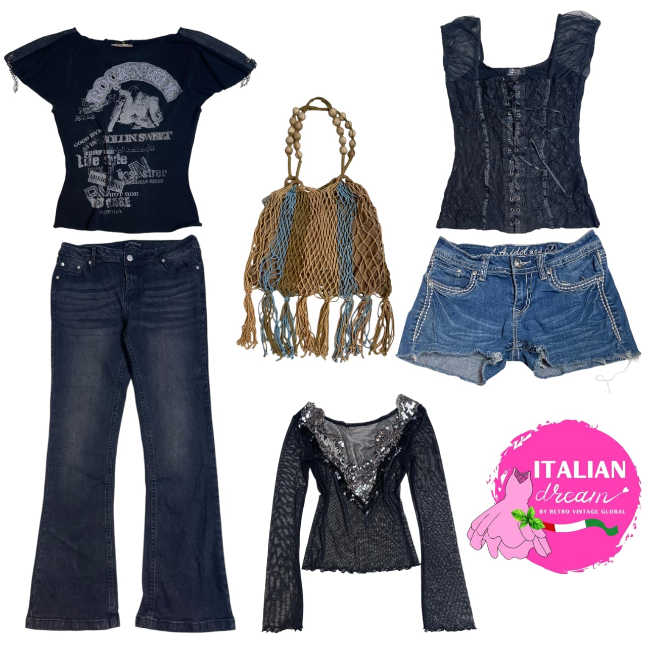 Y2K Retro Stil Sportlicher Vibe Mix Bundle