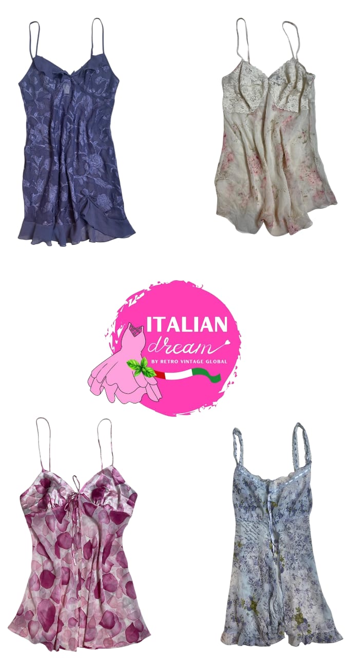 Robes glissantes pastel Y2K