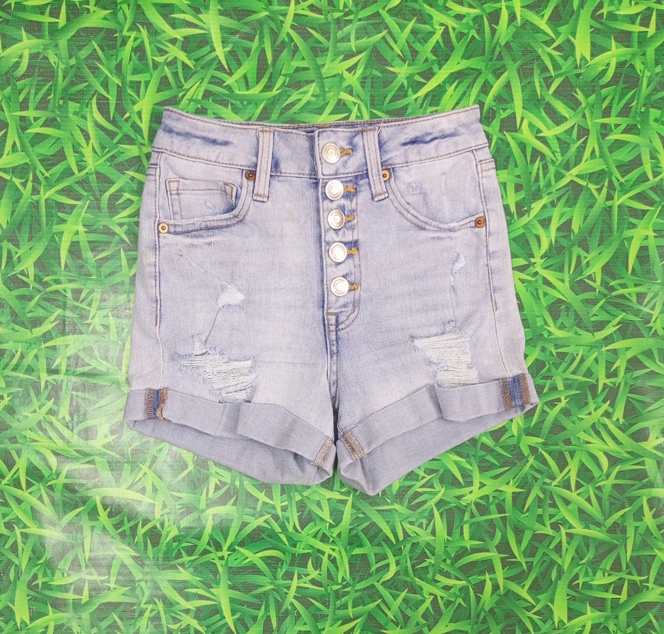 Y2K Denim Mini Short