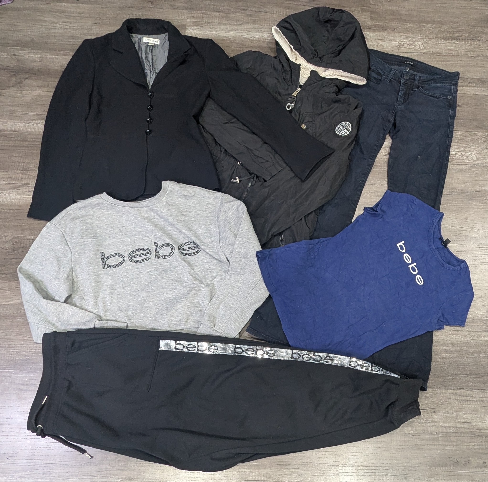 1612 - Bebe Bra, Pant, Trouser, Jacket, Sweatshirt, T-Shirt, Blazer & Tank Top
