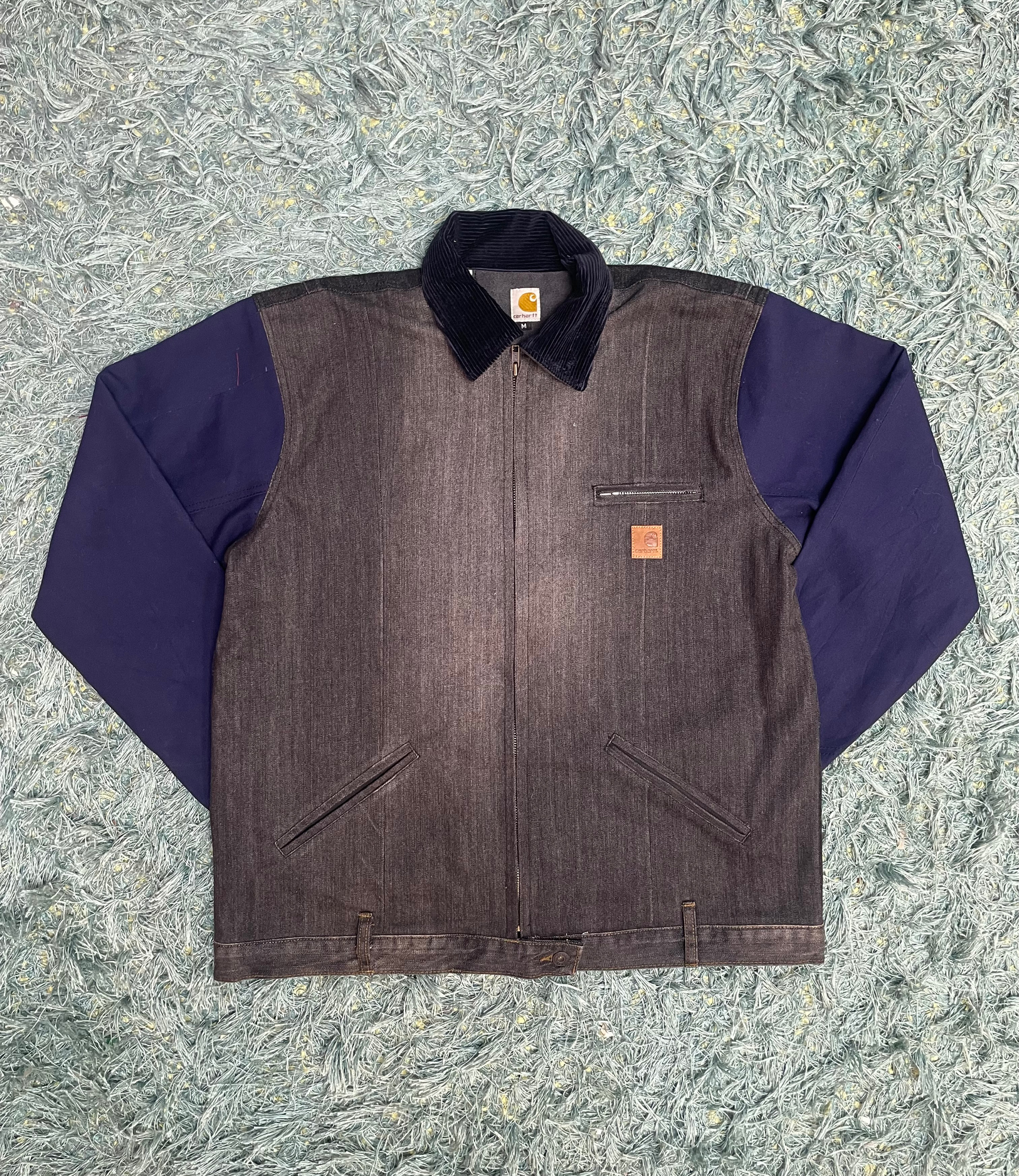 Veste en denim et toile Carhartt recyclée