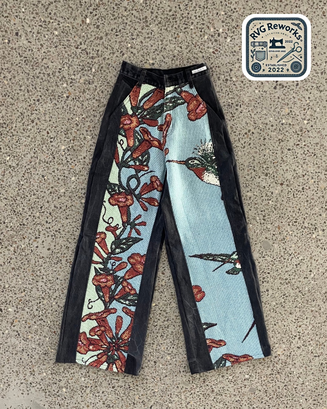 Painel de Tapeçaria Reciclado em Jeans