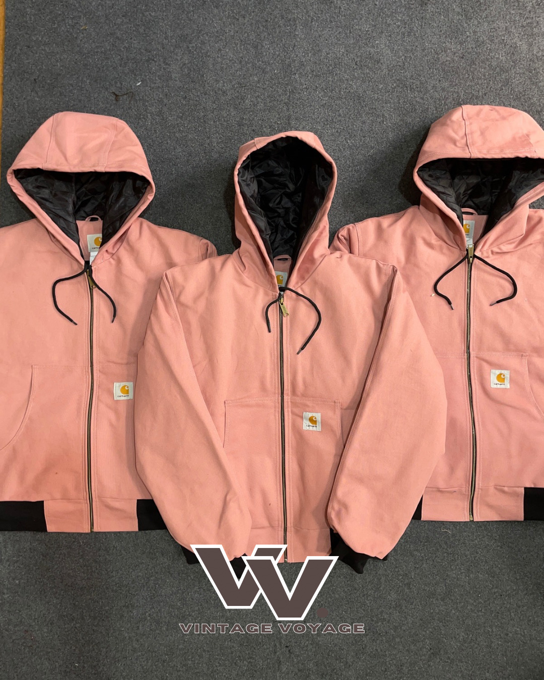 Carhartt reworked style pink active jackets #2212