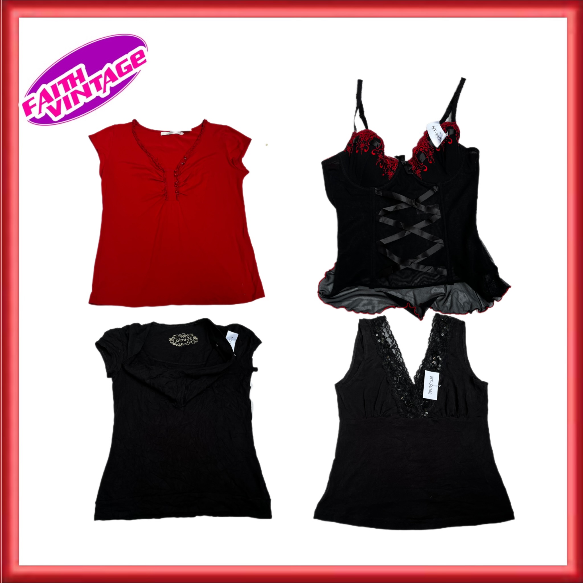 Black Rose Marry Tops (FV-256)