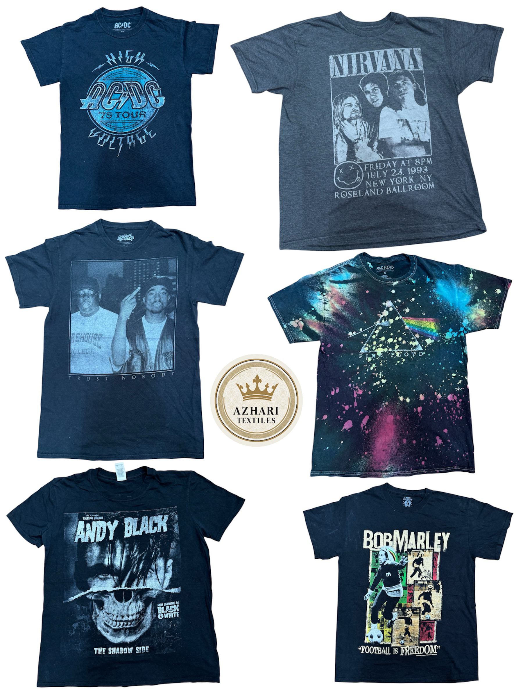 Camisetas de música