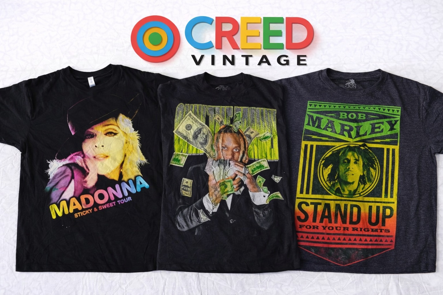 CR6107 ヴィンテージミュージックTシャツ