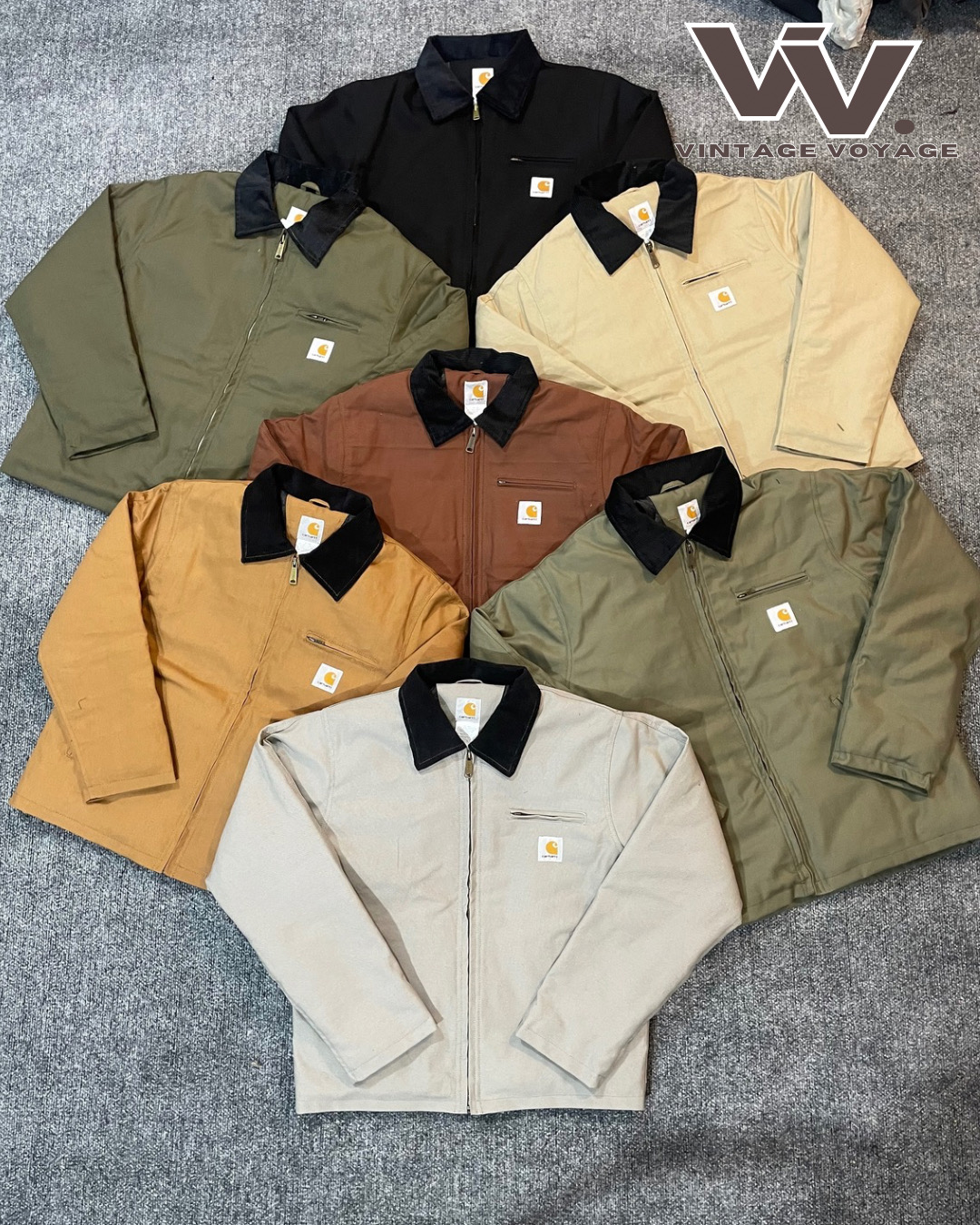 Carhartt reworked style mix colour Detroit jackets #2212