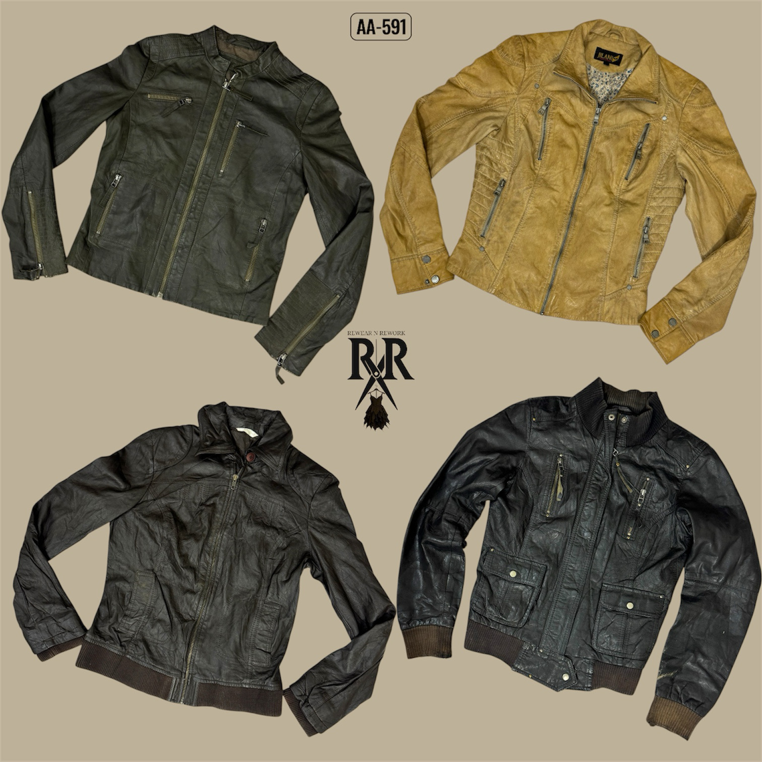 Y2K IT Girl Lederjacken (AA-591)