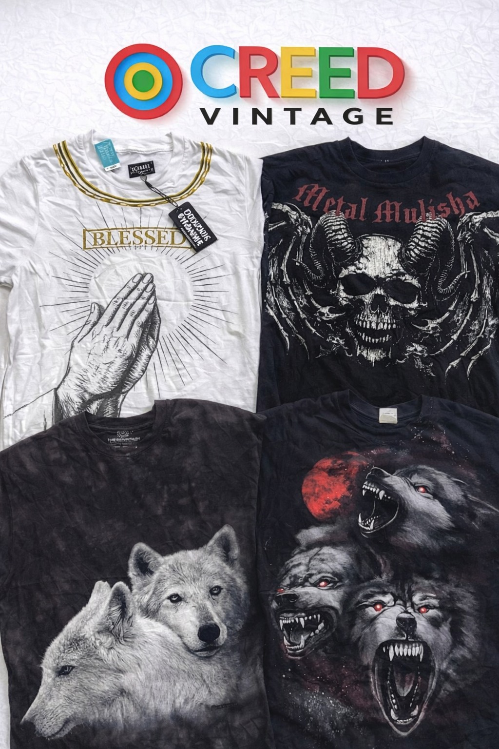 CR6108 ヴィンテージファッション Tシャツ