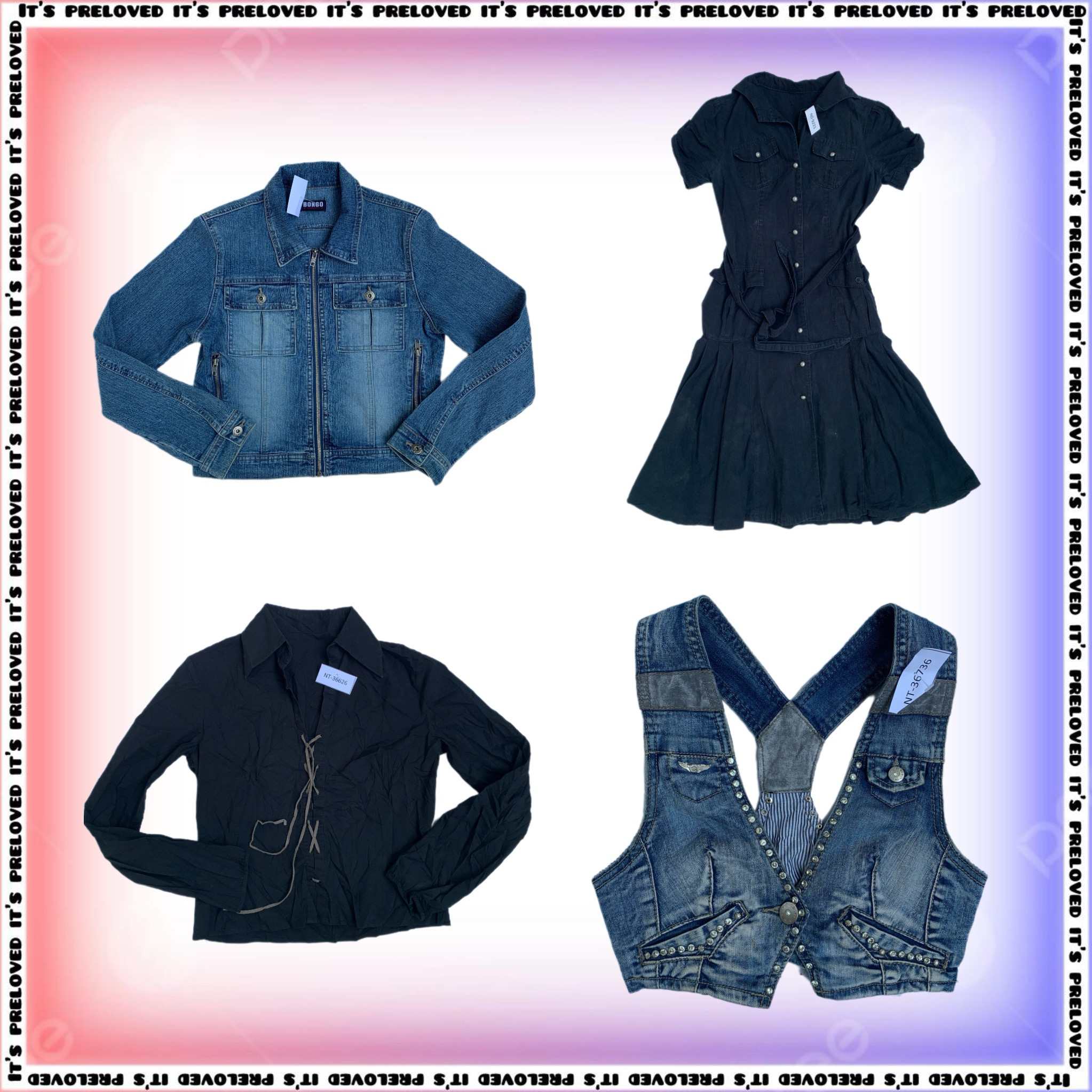 Modern Cowgirl Pack - Tops, Dresses, Skirts (SS-1758)