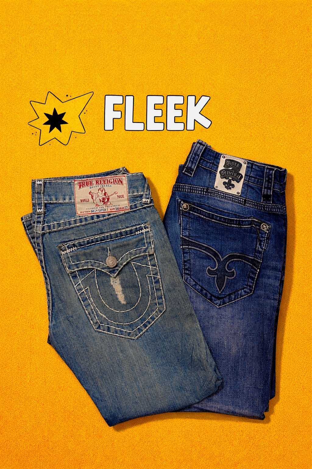 True Religion and Rock Revival Jean