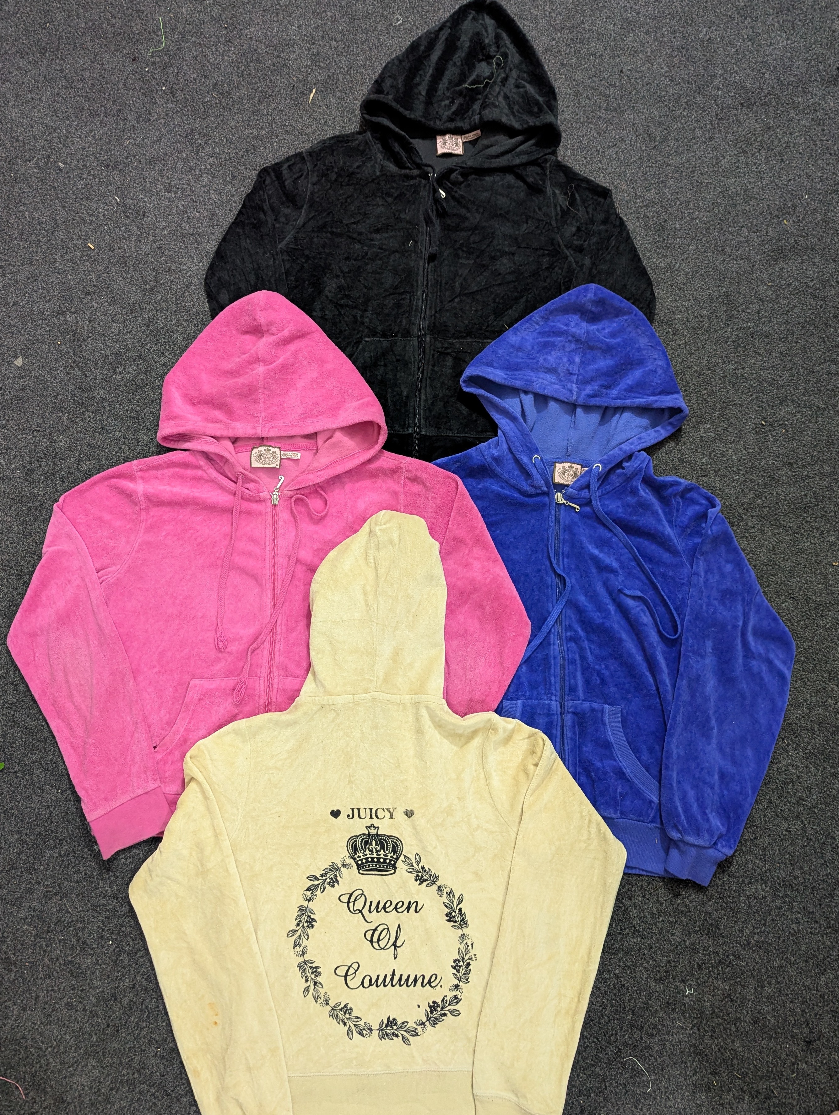 Juicy Couture ladies' zipper hoodies
8-pieces, (J:007)