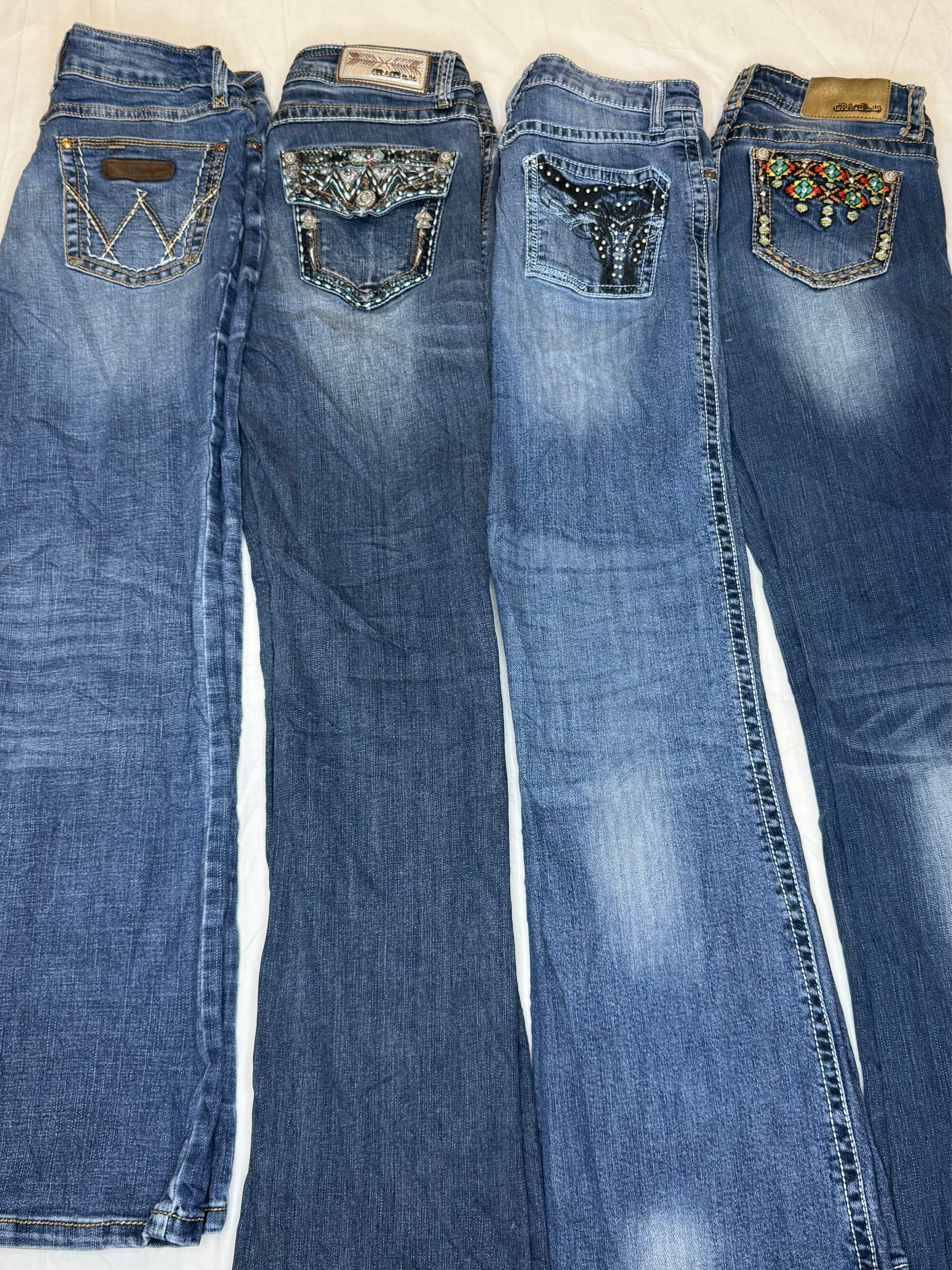 Y2K Flare Jeans | V-T257