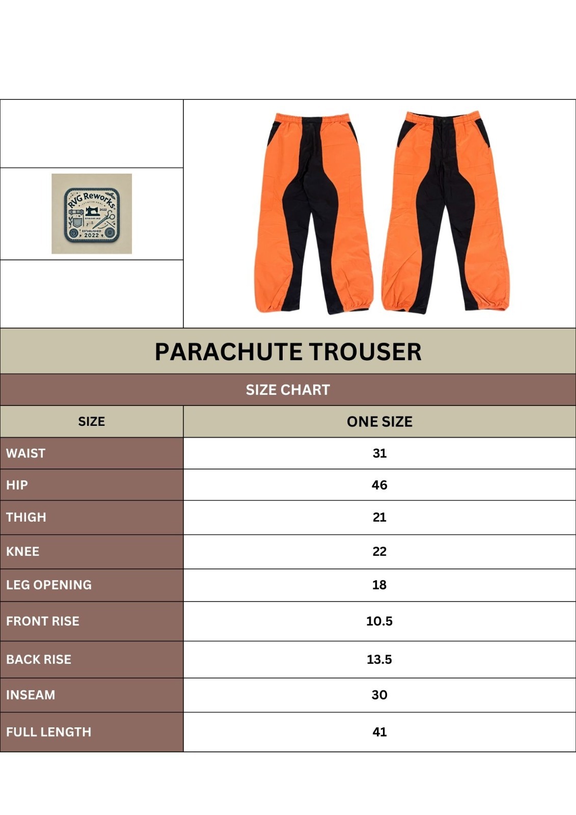 Upcycledd Two-Tone Track Pants