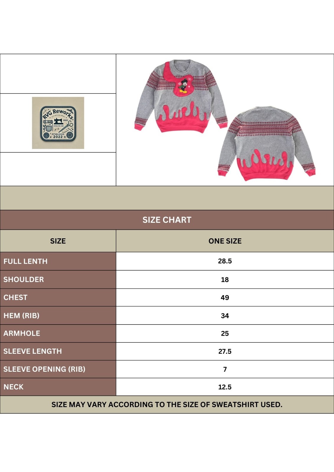 Maglione Fusion a Maglia con Motivo Riciclato