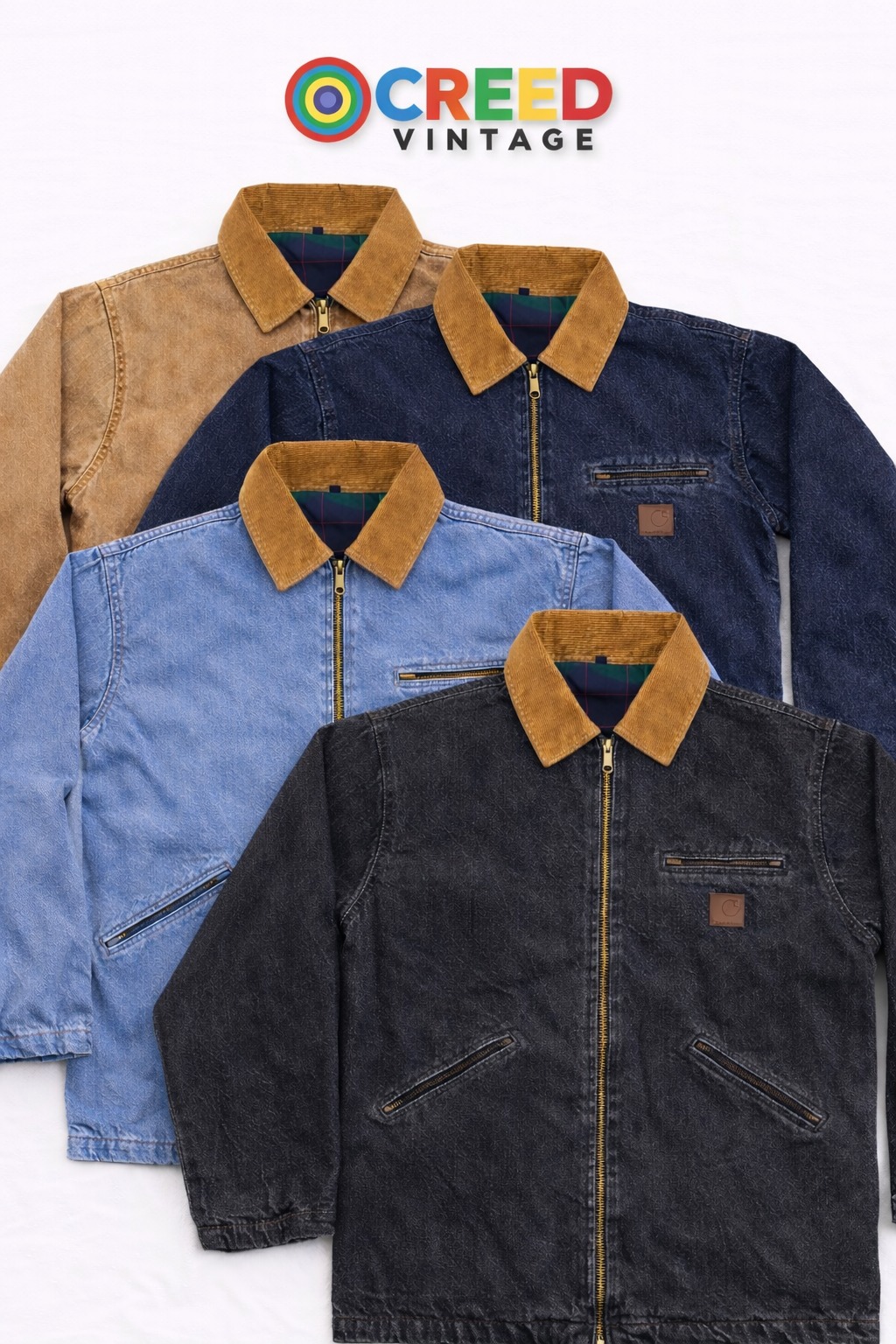 C4R1068 Chaqueta de mezclilla reciclada Carhartt