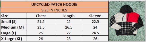 Upcycled Patch Hoodies