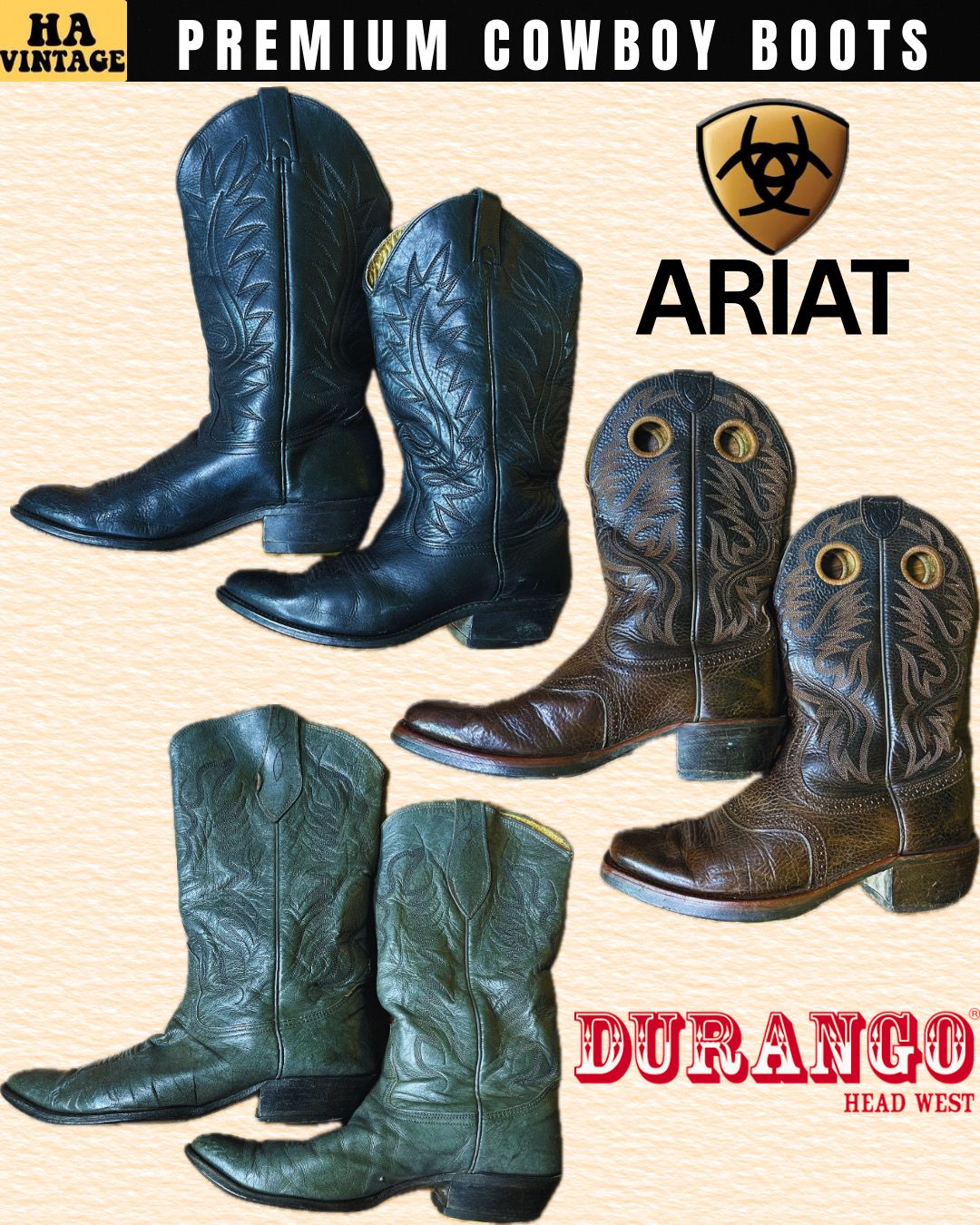 Premium Cowboy Boots Inc Ariat Durango