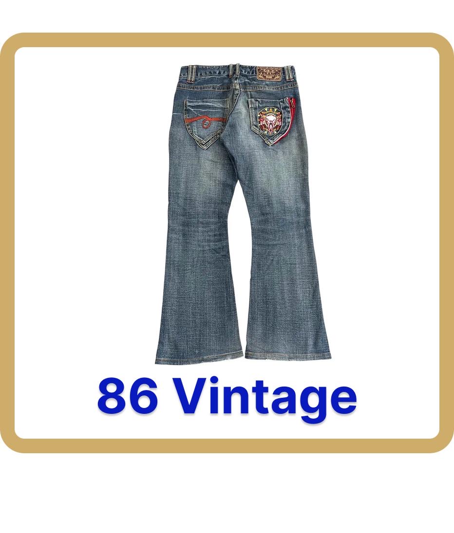 Y2K Embroidery Jeans (066)