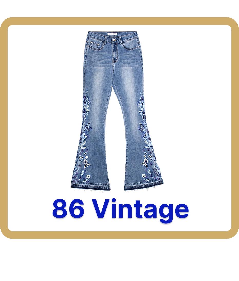 Y2K Embroidery Jeans (070)