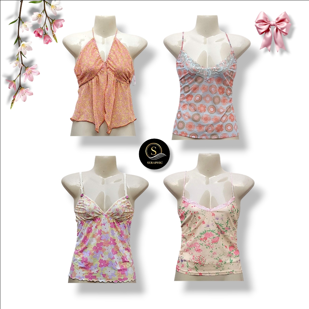 Débardeur pastel de style Y2K