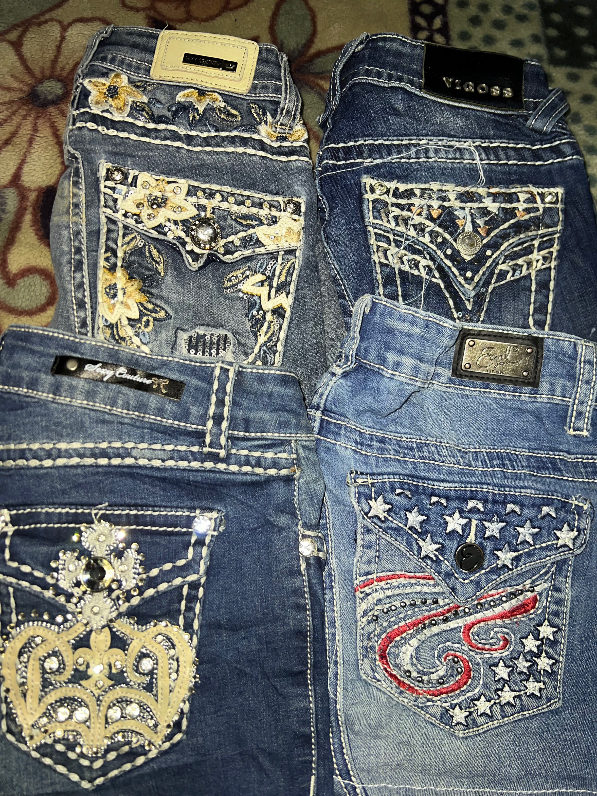 Gonne in denim Y2K /Bn028/