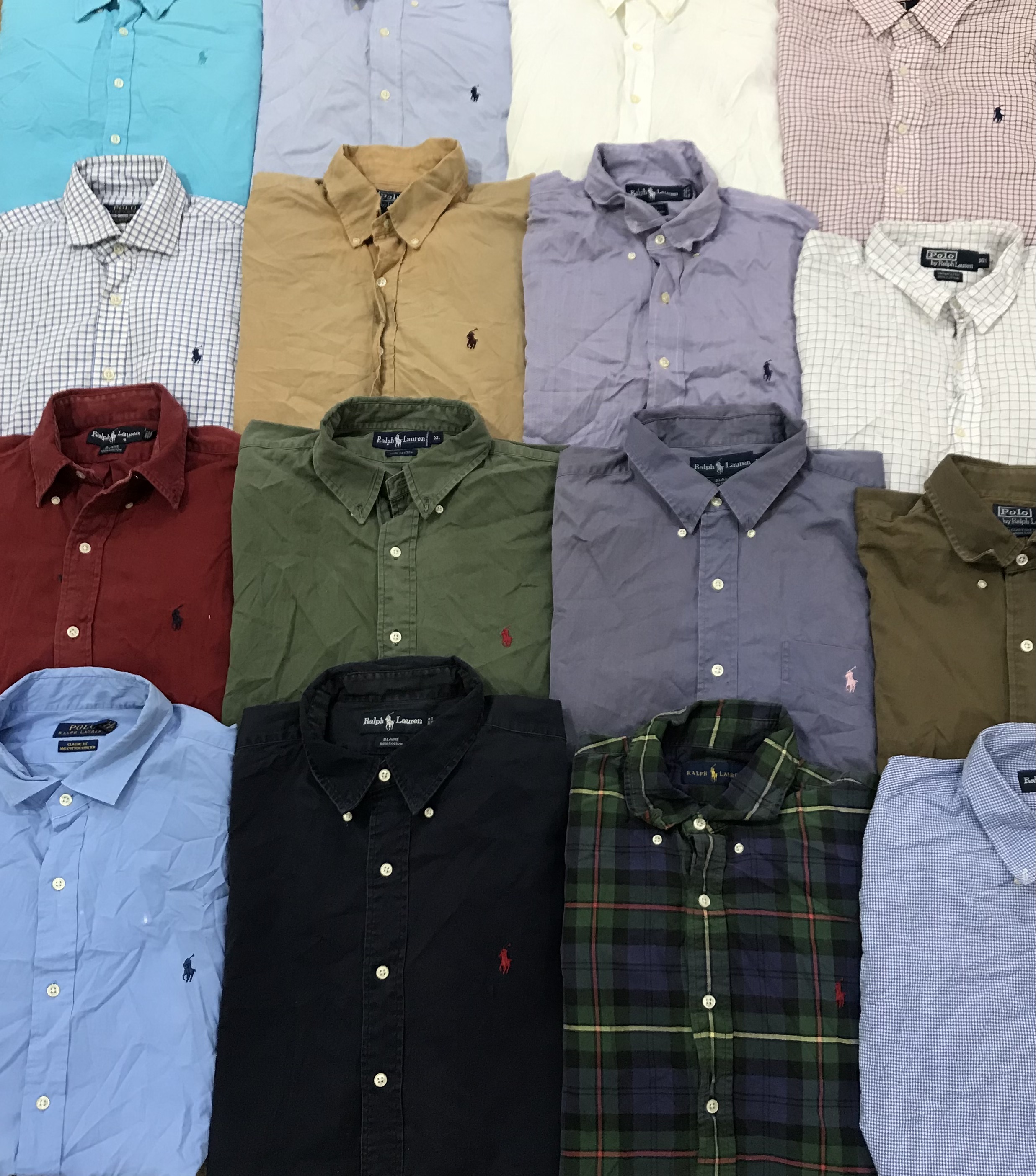 自動ポロ ラルフ・ローレン コットンシャツ 👔