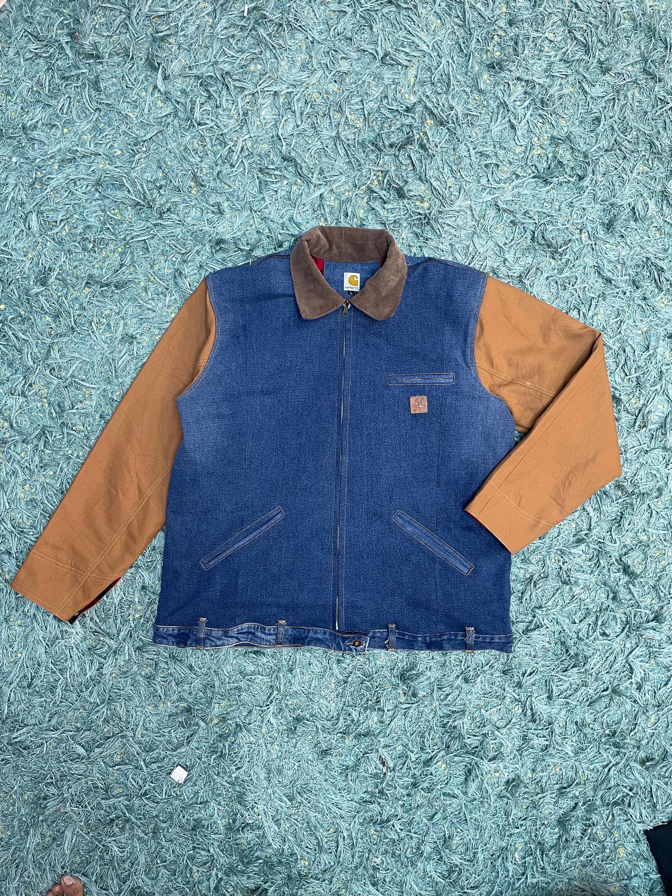 Veste en denim / toile Carhartt recyclée