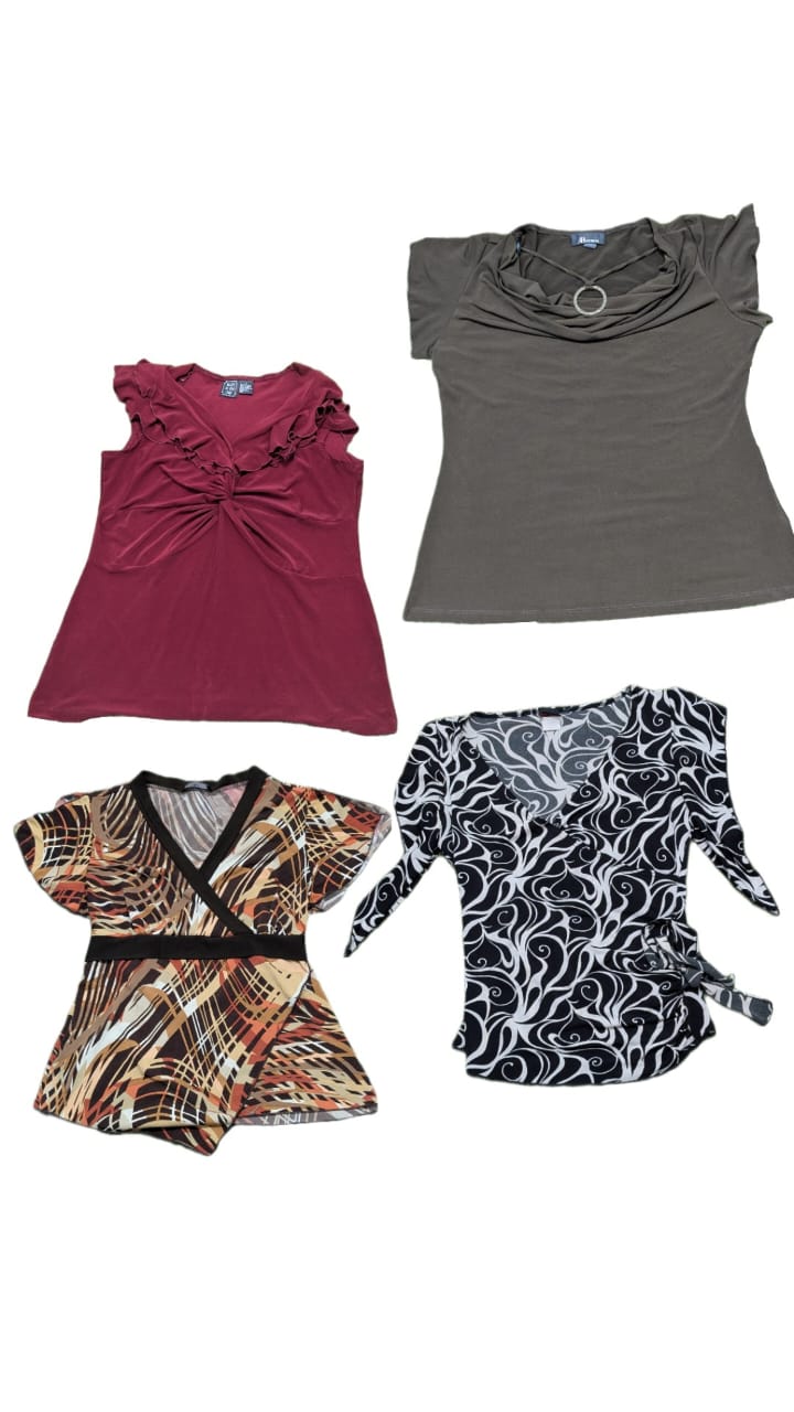 Yv145 Haf Sleeves Blouse 8P