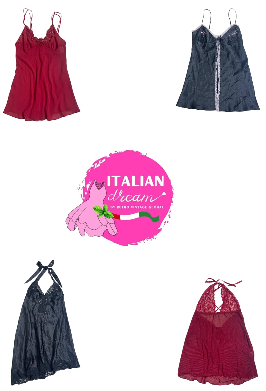 Y2K ロマンティック スリップドレス