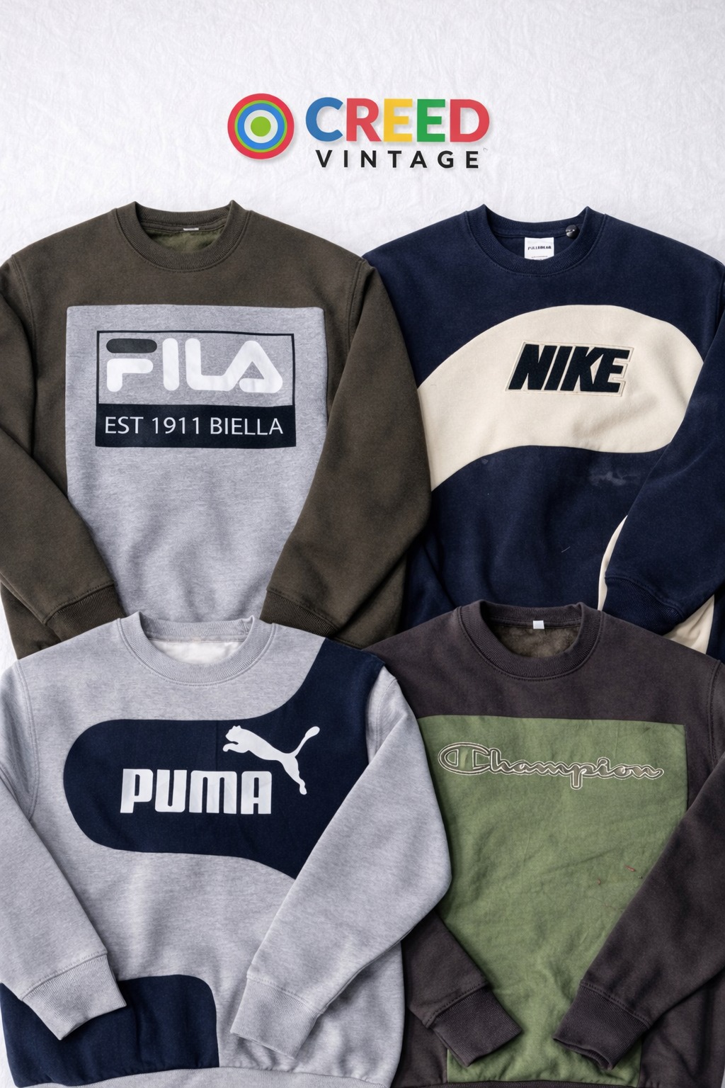 CR5706 Upcycled Mixed Branded Sweatshirts