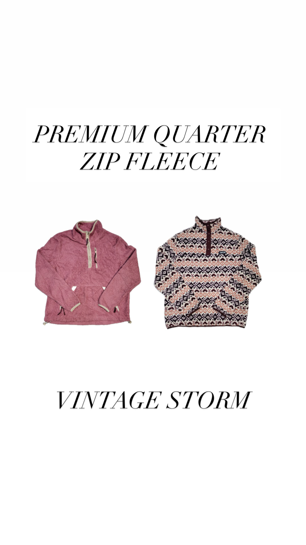 Chaquetas de forro polar Premium 1/4 Zip